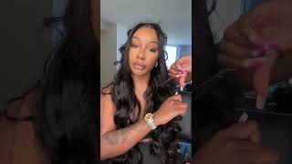 Layer cut body wave with high ponytail is a vibe🙌😻 hairstyles xrsbeautyhair hairstyle wigs hair [upl. by Subir]