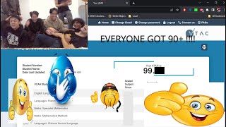 the best ATAR reaction video with 7 asians VCE 2023 [upl. by Aynnat]