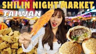 TAIWANESE STREET FOOD at Shilin Night Market in Taipei Taiwan [upl. by Nyrrat290]