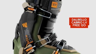 Dalbello Cabrio LV Free 120  a highperformance ski boot for resort skiing and ski touring [upl. by Sihtnyc156]