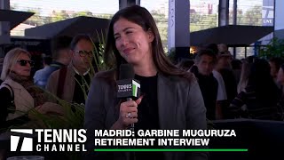 Garbine Muguruza Looking Forward to New Chapters  Madrid 2024 [upl. by Fellows993]