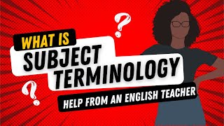 What does subject terminology mean in English [upl. by Euqinommod]