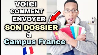 CAMPUS FRANCE  COMMENT SOUMETTRE VOTRE DOSSIER  ÇA PREND 2 SECONDES [upl. by Otxis]