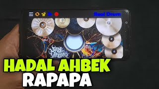 Hadal Ahbek Slowed Reverb TikTok  Rapapa Rapapa  Real Drum Cover [upl. by Ahsinor591]