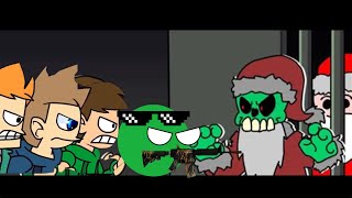 FIGHTING ZANTA WITH EDD MATT AND TOM I wish tord too [upl. by Atteuqahc379]