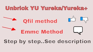 Hard Unbricking hard bricked YU yureka  yureka plus emmc Qfil method see description updated [upl. by Charmine172]