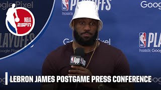 LeBron James points to Lakers’ 3rdquarter energy as key to Game 4 win  NBA on ESPN [upl. by Essirahc]