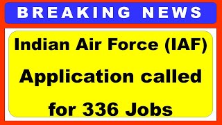 Jobs  Indian Air force IAF  Apply today  Last date 31122024 [upl. by Iggy]