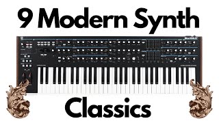 Modern Synth Classics 9 Incredible Synthesizers  OSCILLATORS amp PERCOLATORS [upl. by Nyret]