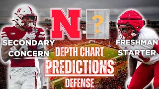 Nebraska Depth Chart PREDICTION Defensive CONCERNS amp SURPRISES  Husker Football Reaction [upl. by Fabiolas]