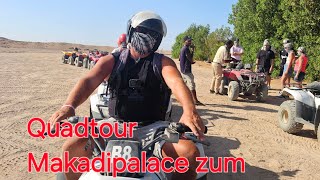 Quadtour mit CET Travel HurHotel Sonnenuntergang Hurghada Makadipalace [upl. by Nnayllehs]