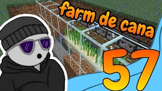 MEGA FARM DE CANA  Minecraft Survival 57 [upl. by Nemsaj102]