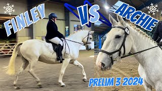 COME TO A DRESSAGE SHOW WITH US PRELIM 3 2024 TEST SHOW HORSES TRY DRESSAGE [upl. by Damien]