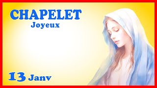 CHAPELET 🙏 Samedi 13 Janvier  Mystères Joyeux [upl. by Ytinirt609]