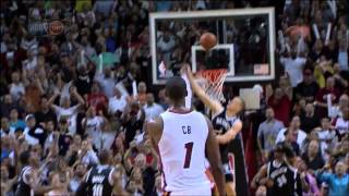 Mason Plumlee gamesaving block on LeBron James Nets at Heat [upl. by Lombardo]