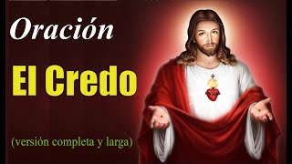 Oración del Credo  Texto litúrgico en español rito romano [upl. by Nemlaz]