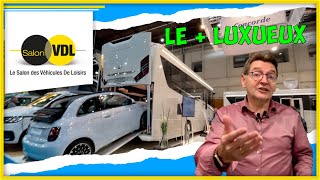 Le plus luxueux camping car du monde du Bourget [upl. by Noislla]