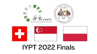 IYPT 2022 Finals [upl. by Ecreip]