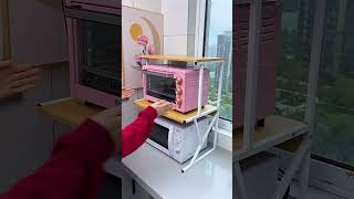 Multilayer microwave oven rack can be placed up and down [upl. by Freyah409]