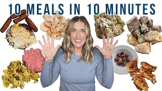 10 Carnivore Meals in Ten Minutes or lessLow CarbKeto [upl. by Noraha475]