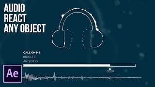 Audio React Any Object  Audio Reaction After Effects Tutorial [upl. by Favin]