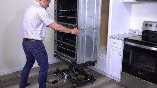 How to Move a Double Wall Oven with an Airsled LiftCart [upl. by Adiaz]