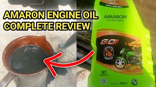 Amaron 4T Engine Oil Review [upl. by Annaujat]