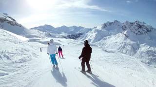 The best skiing 2017 St AntonLechZürsWarthSchröcken Austria [upl. by Vachill]