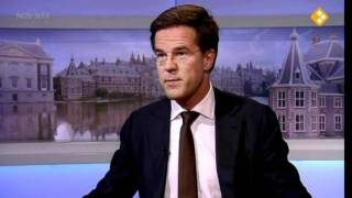 Mark Rutte VVD verdedigt hypotheekrenteaftrek [upl. by Yanarp]