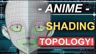 Anime Shading Topology Guidelines [upl. by Maddeu]