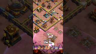 Crazy value with warden fireball 🔥🤯  shorts clashofclans [upl. by Javed79]