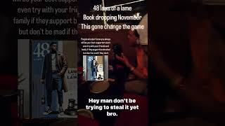 NEW BOOK ALERT BY RASS DAT DUDE 48 laws of a lame fyp explore motivation booktube [upl. by Mackay]