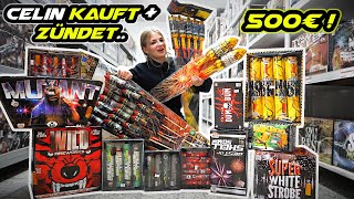 EINKAUFEN  ANZÜNDEN  Sie KAUFT für 500€ FEUERWERK und BALLERT es DIREKT alles hoch [upl. by Sherwood]