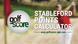 Golf Score app  Stableford points calculator [upl. by Lawson8]