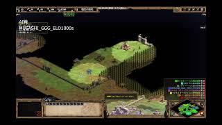 AoE2DE AI戦アリーナ過大 サラセン領主弓で石壁突破 19弓9s30minPOP103IDL525RS140k [upl. by Ichabod282]