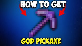 How to Get GOD PICKAXE in Minecraft 1204 [upl. by Odessa]