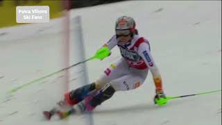 Petra Vlhová Záhreb Slalom 1kolo 1miesto 412022 Full HD 33 [upl. by Curtice]