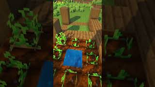 Minecraft Crop Farm minecraft shorts [upl. by Ynej]