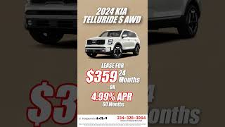 2024 Kia Telluride S AWD 359Month Lease or 499 APR for 60 Months [upl. by Brewster]