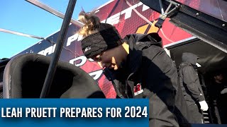 Leah Pruett prepares for 2024 season with system tests at IRP [upl. by Ainaled765]