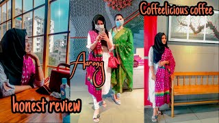 Aarongs Biggest Sale Upto 80😱Coffeelicious Coffee New branch Honest reviewbangla vlogAfsana ava [upl. by Inavihs]