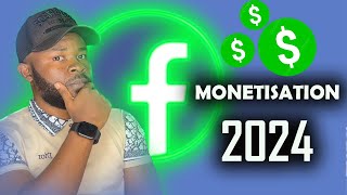 MONETISATION FACEBOOK EN AFRIQUE 2024 [upl. by Eecart]