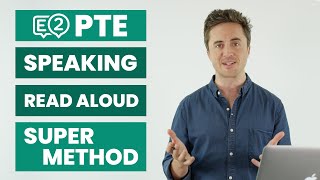 PTE Speaking Read Aloud  SUPER METHOD [upl. by Ahsekar]