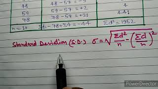 Calculation of Standard Deviation for Ungrouped Data by Shortcut Method [upl. by Launame]