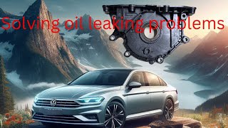 How to solve oil leaking problems to VW Passat 2015 16 dizel [upl. by Ezri]