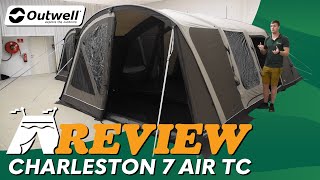 Outwell Charleston 7 Air TC Tent Review 2025 [upl. by Celinda]