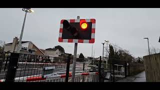 Cullybackey North Level Crossing Ballymena Thursday March 21032024 [upl. by Lasyrc]