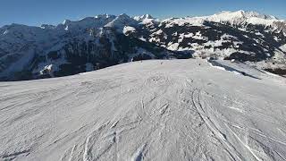 Adelboden from Metchstand to Metsch slopes  pisten nr 39  27 [upl. by Jar]