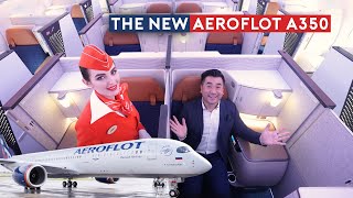 The First Aeroflot A350 Delivery [upl. by Nyrehtac117]