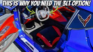 Is the C8 Corvette 3LT interior WORTH the upgrade over the 2LT 🤔 [upl. by Dust]